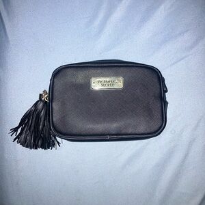 Victoria's Secret Black Crossbody Bag with Tassel